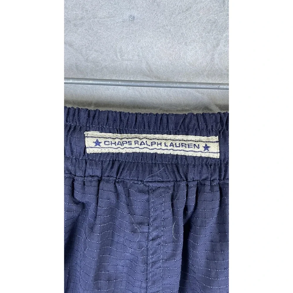 Chaps Ralph Lauren Shorts Mens XL Blue Swim Trunks Mesh Lined Drawstring Vintage
